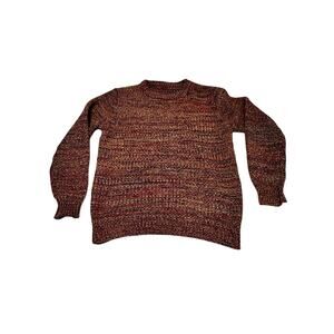 Knit Multicolor Crew Neck Sweater